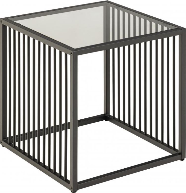 Actona Couchtisch Strington schwarz 40 x 40 cm