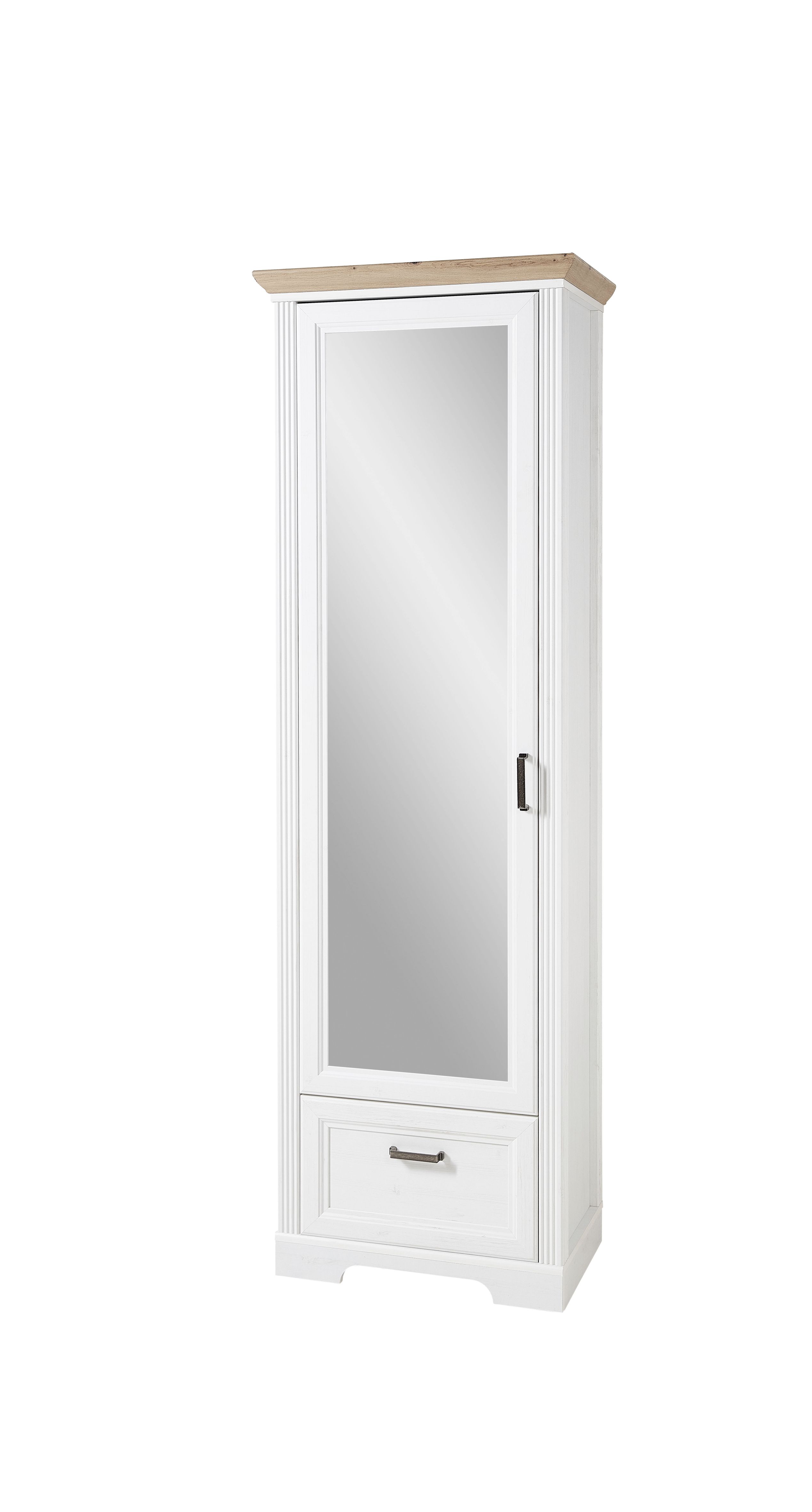Innostyle Garderobenschrank Jasmin weiß 65 x 204 cm
