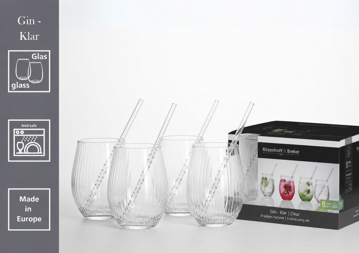 Glas Partyset 8-teilig Spritz Edition - 590ml - Ritzenhoff & Breker