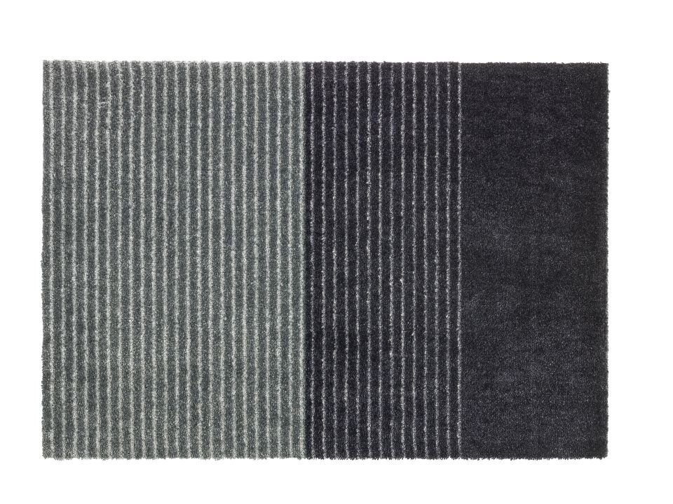 Schöner Wohnen Kollektion Fußmatte Streifen anthrazit/grau, 50 x 70 cm, Manhattan 1689040003044