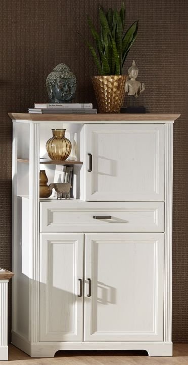 Innostyle Highboard Jasmin weiß 93 x 150 cm