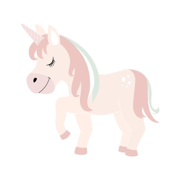 Reinders Wandbild 30x30  'Pink Unicorn' , 85157