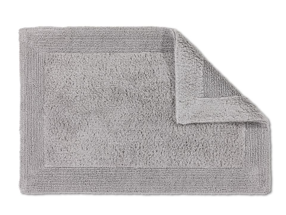 Schöner Wohnen Kollektion Badteppich Bordüre Hellgrau , 67 x 110 cm, 1940070192042/18888