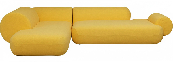 Ecksofa gelb - KARE Soft Edge Links Gelb