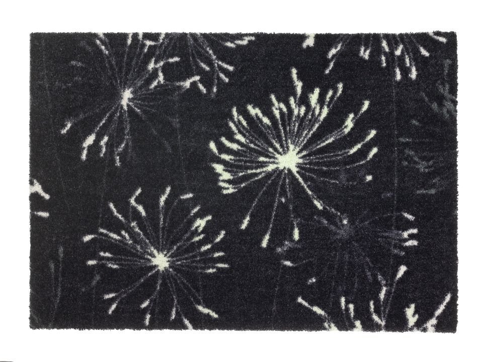 Schöner Wohnen Kollektion Fußmatte Pusteblume anthrazit/mint, 50 x 70 cm, Manhattan 1689040001044