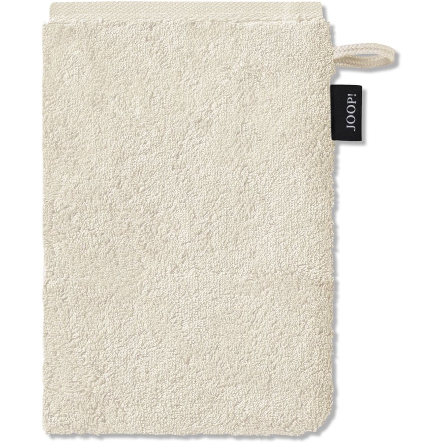 Joop J! Classic Waschhandschuh creme - Größe 16 × 22 cm – praktische Standardgröße für die tägliche Körperpflege