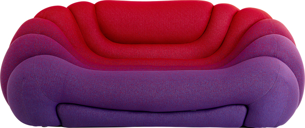 Sofa rot - 345 cm - KARE Dreamscape Sunset
