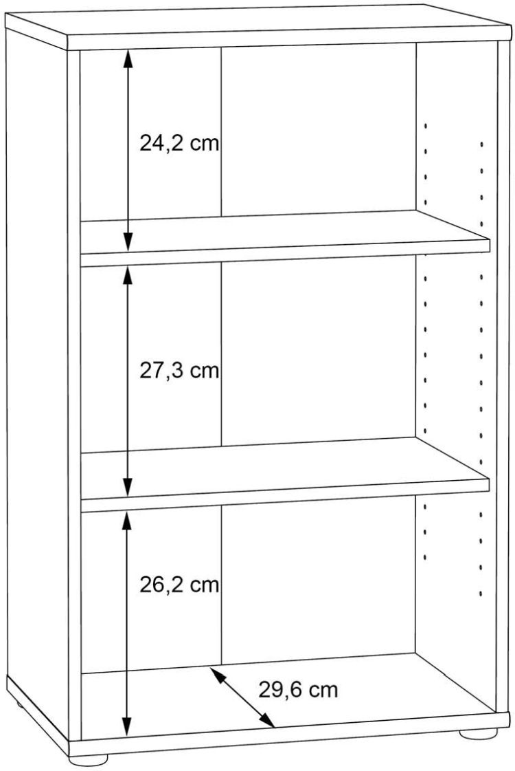 Forte Regal Tempra 2 weiß 54 x 85,5 cm