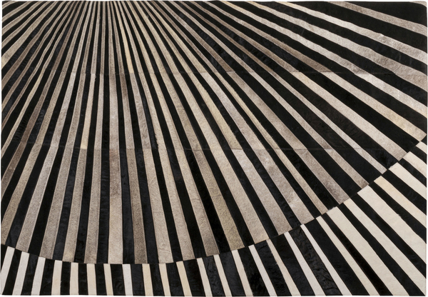 Teppich schwarz - 170 x 240 cm - KARE Ventaglio