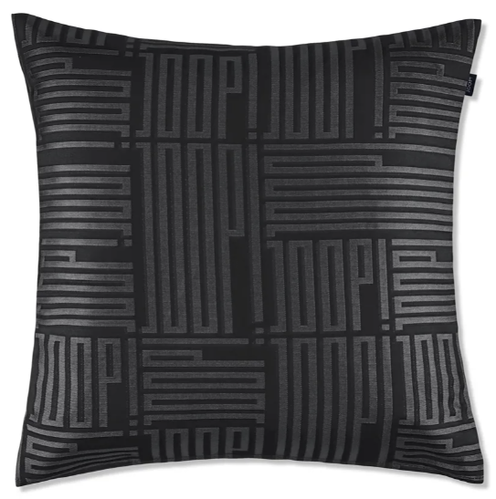 JOOP! Kissenhülle 50x50cm - Fine Bars schwarz