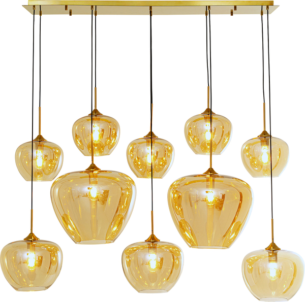 Hängeleuchte gold - 160 cm - KARE Sphere Amber