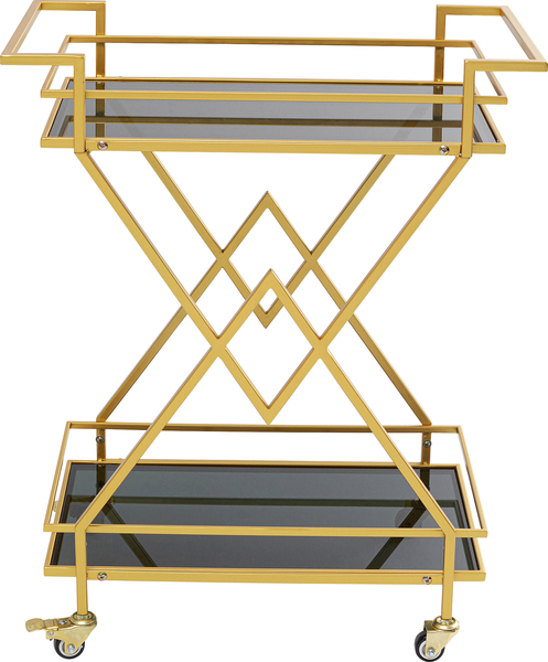 Servierwagen gold - KARE Pyramids