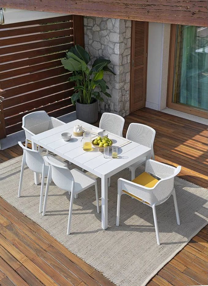 Nardi Stuhl NET tortora -  UV-beständiges fiberglass-Polypropylen