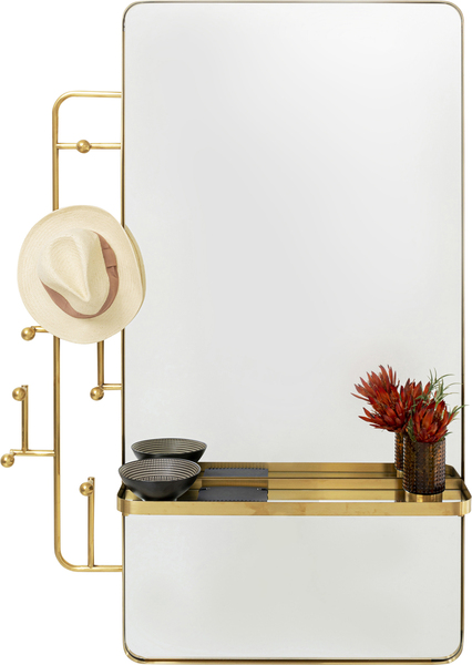 Wandgarderobe gold - 150 x 76 cm - KARE Tristan