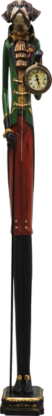 Standuhr mehrfarbig - 138 - KARE Gentleman Dog