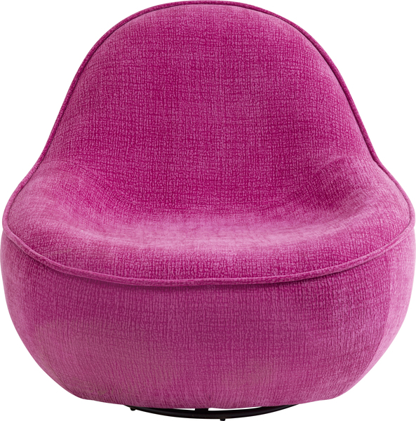 Drehsessel pink - 99  cm - KARE Ovo Pink