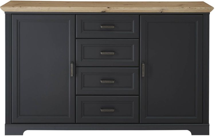 Innostyle Kommode Jasmin grau 165 x 102 cm