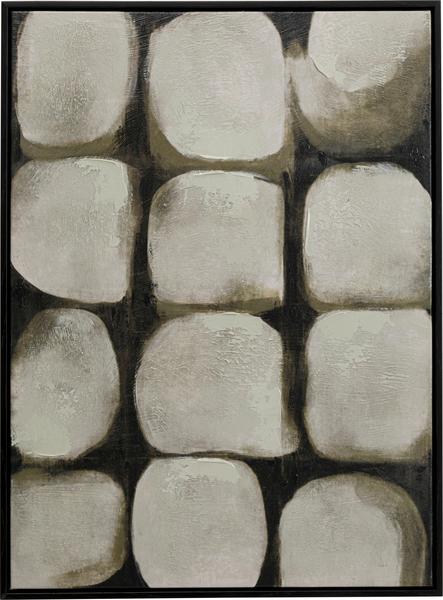 Leinwandbild mehrfarbig - 75 x 55 cm - KARE Pinceau Cloud