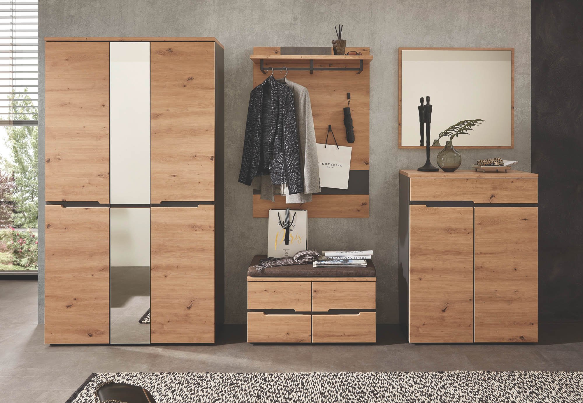 Innostyle Bank Memphis Artisan Eiche 80 x 49 cm