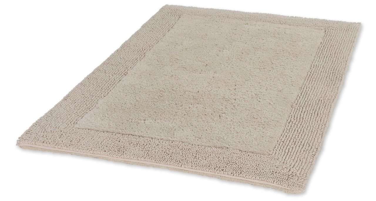 Schöner Wohnen Kollektion Badteppich Bordüre Beige , 60 x 90 cm, 1940055192006/18878
