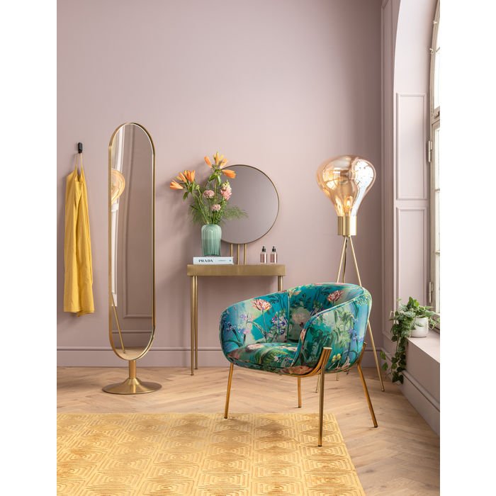 Standspiegel gold - 40 x 170 cm - KARE Curve