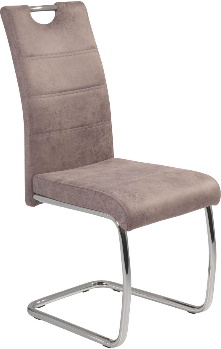Schwingstuhl mit Griff - Farbe: Vintage beige -  Flora II S