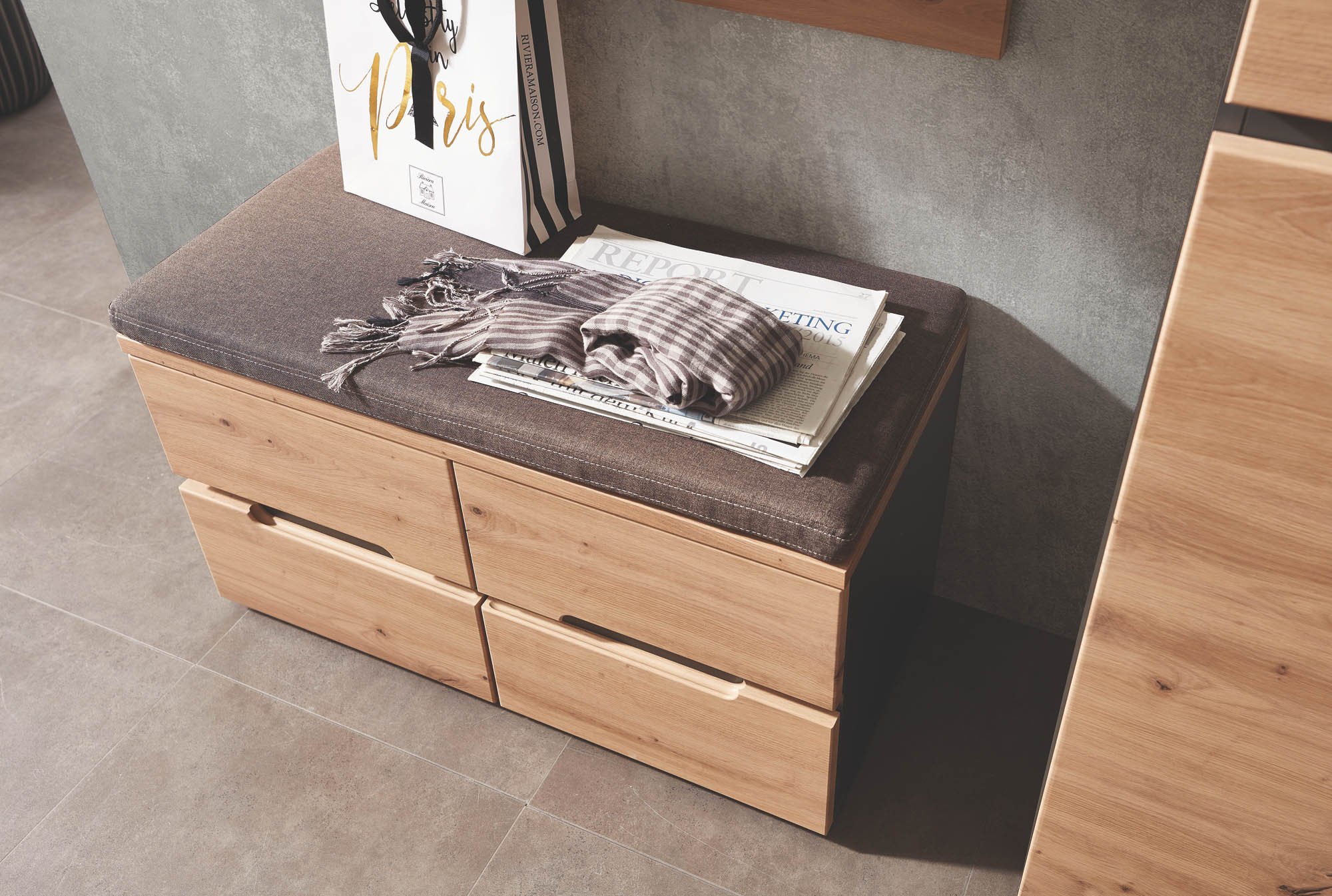 Innostyle Bank Memphis Artisan Eiche 80 x 49 cm