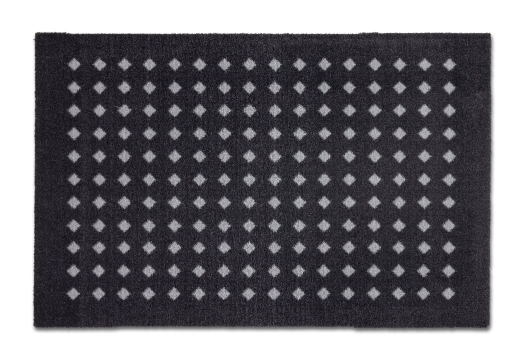 Astra Türmatte Quadrate schwarz , 66 x 110 cm, Miabella 1669068729044