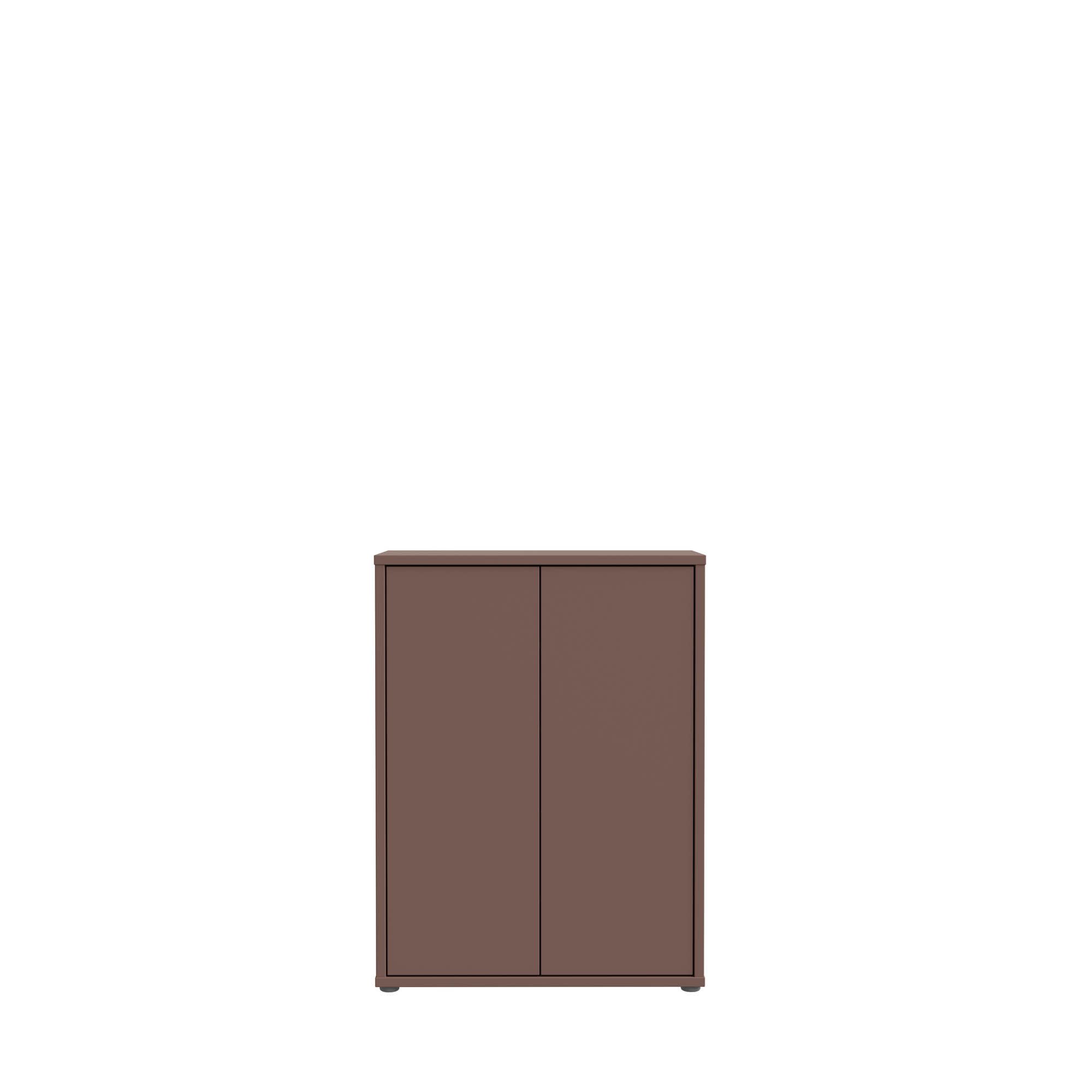Forte Schuhschrank Alanna terracotta 74,5 x 99 cm