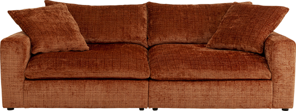 Bigsofa braun - 260 cm - KARE Chill Rost