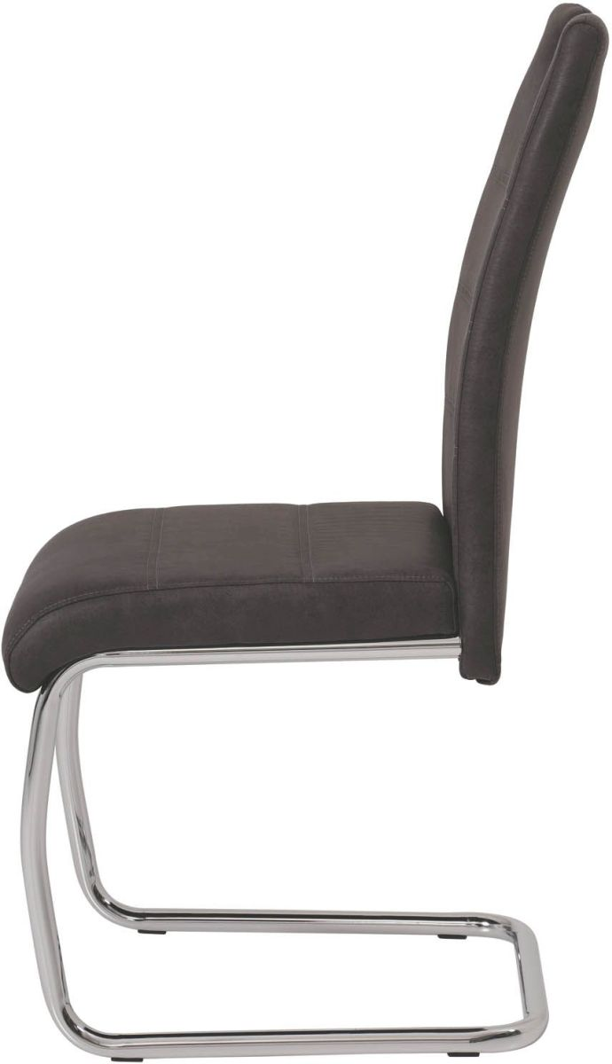 Schwingstuhl mit Griff - Farbe: Vintage anthrazit -  Flora II S