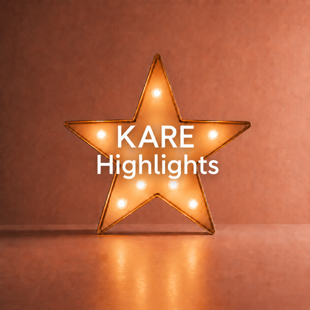 Eine leuchtende Sternlampe von KARE sorgt als dekoratives Highlight für eine warme Atmosphäre und besondere Lichtakzente im Zuhause.