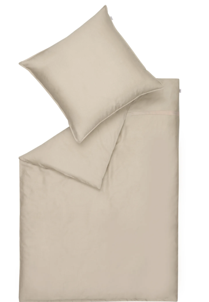 Bettwäsche 135x200 Sand - 100 % Baumwolle 135 x 200 cm