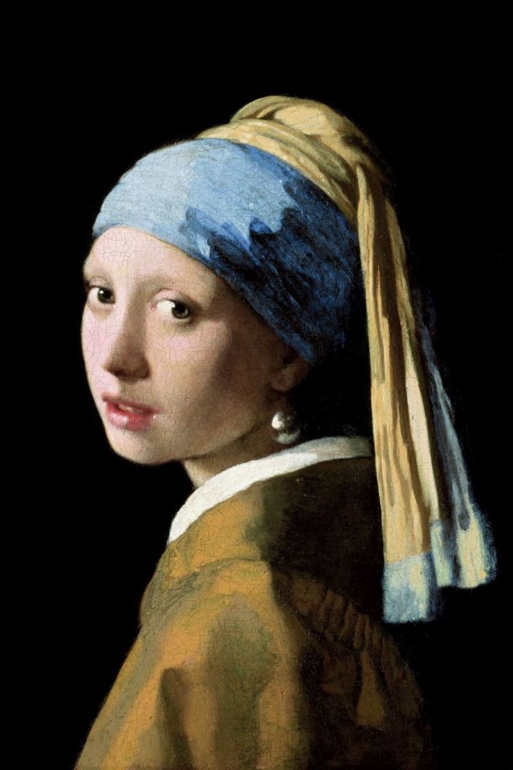 Reinders Wandbild 60x90  'Vermeer - Girl With a Pearl Earring' , 30229
