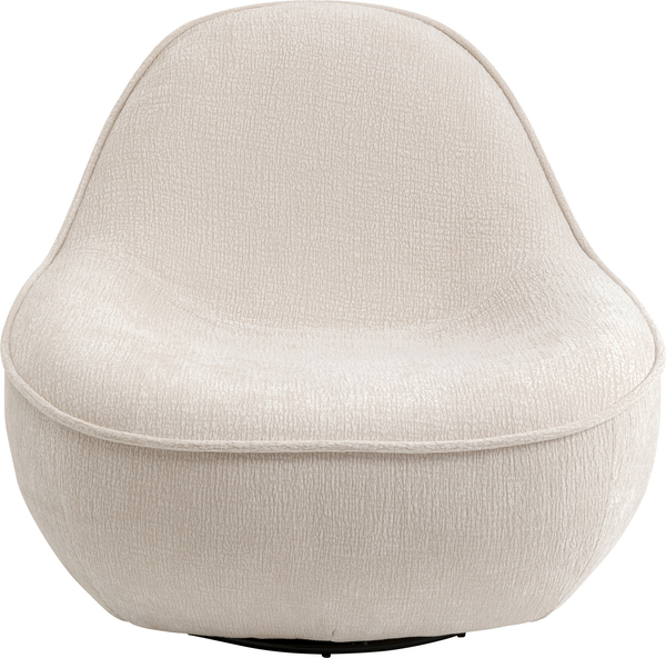 Drehsessel creme - 99  cm - KARE Ovo Creme