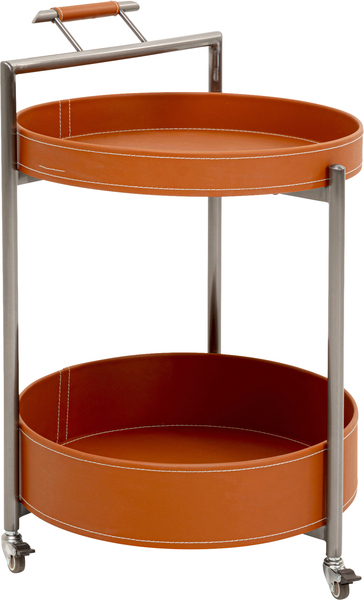 Servierwagen braun - Ø42 cm - KARE Tango Rund
