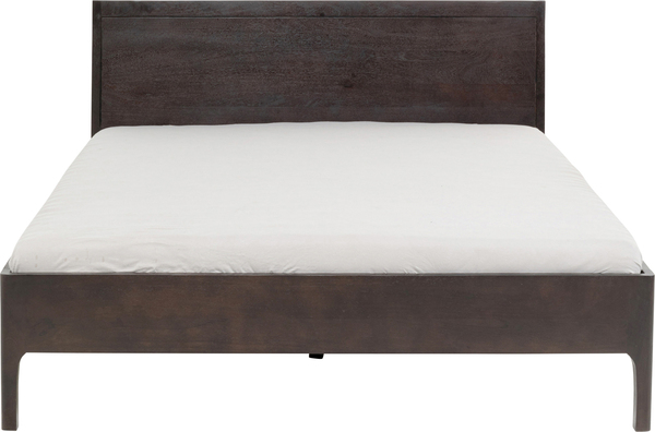 Holzbett braun - 160 x 200 cm - KARE Brooklyn Walnut