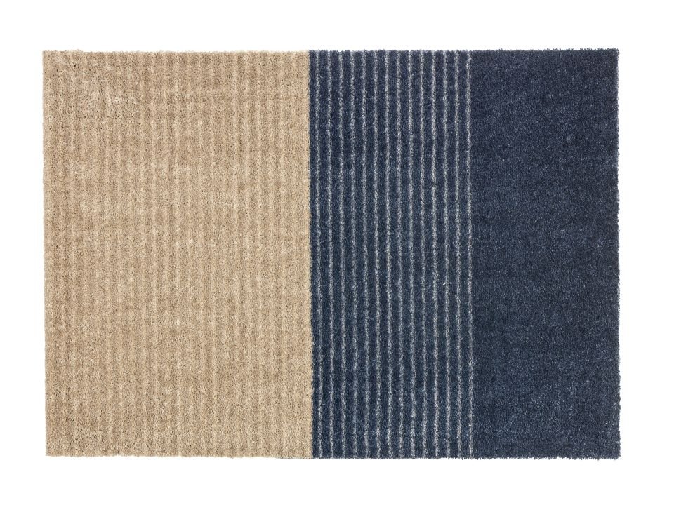 Schöner Wohnen Kollektion Fußmatte Streifen dunkelblau, 50 x 70 cm, Manhattan 1689040003022
