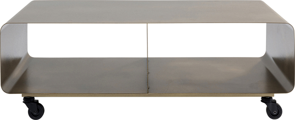Lowboard gold - 90 x 30 cm - KARE Lounge M Mobil Bronze