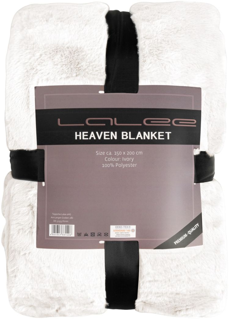 Lalee Kuscheldecke Heaven ivory 150 x 200 cm