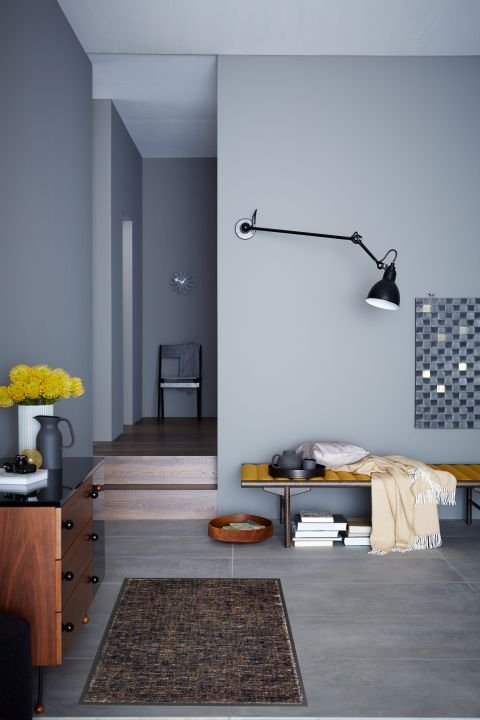 Schöner Wohnen Kollektion Fußmatte Gitter anthrazit-taupe, 50 x 70 cm, Miami 1688040003044