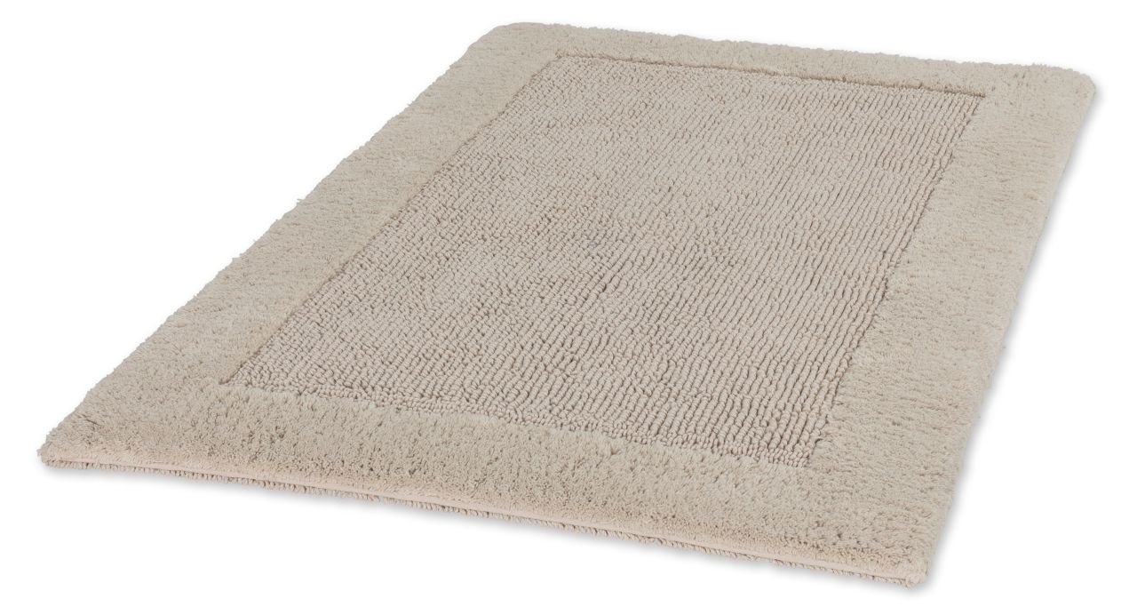 Schöner Wohnen Kollektion Badteppich Bordüre Beige , 60 x 90 cm, 1940055192006/18878