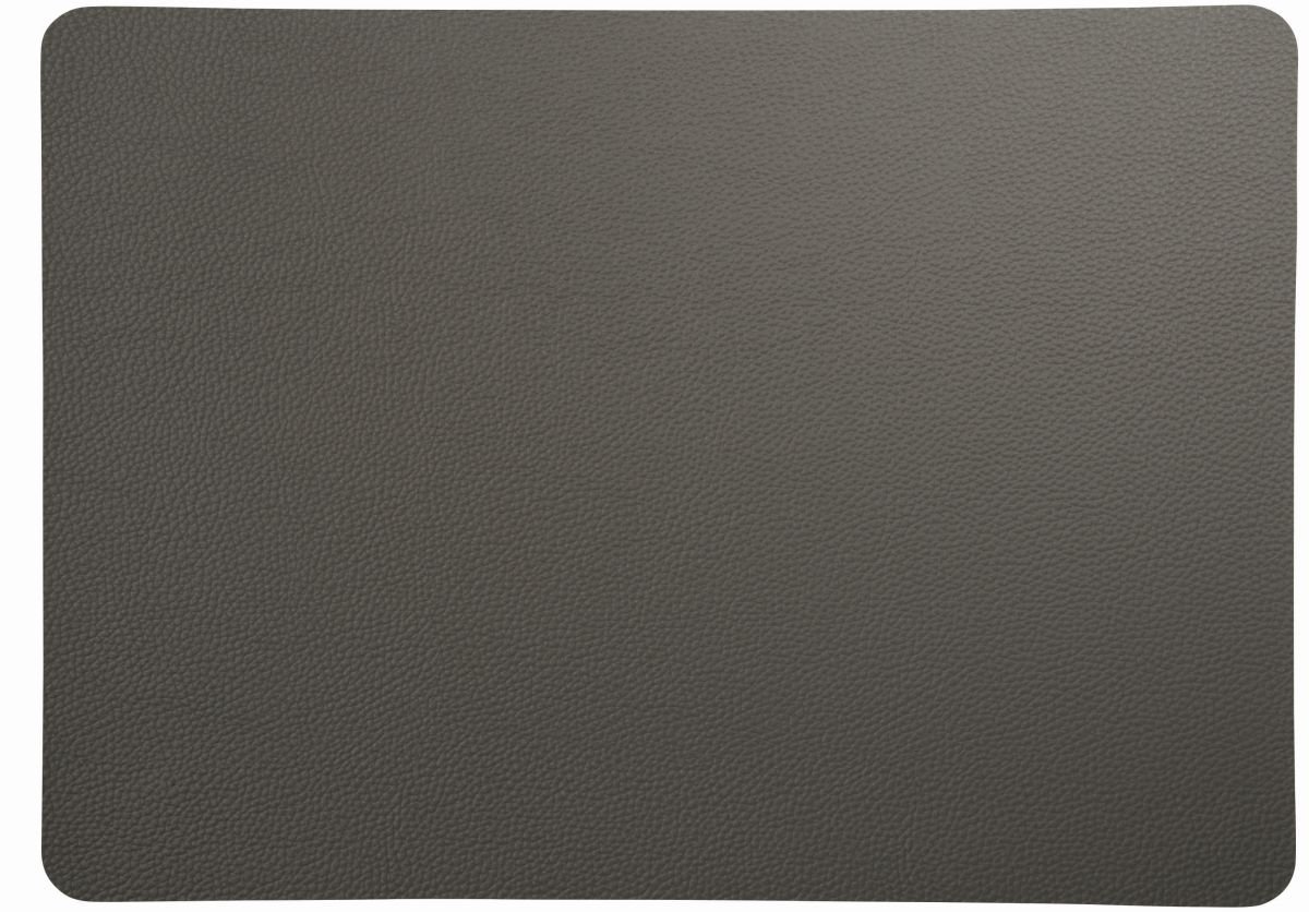 ASA Tischset Lederoptik rough graphit 33x46cm