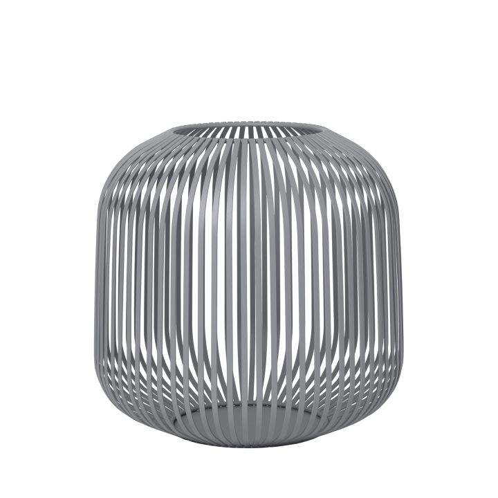 Laterne M Steel Gray - Ø27,5cm. Höhe: ca. 27cm - Blomus Lito