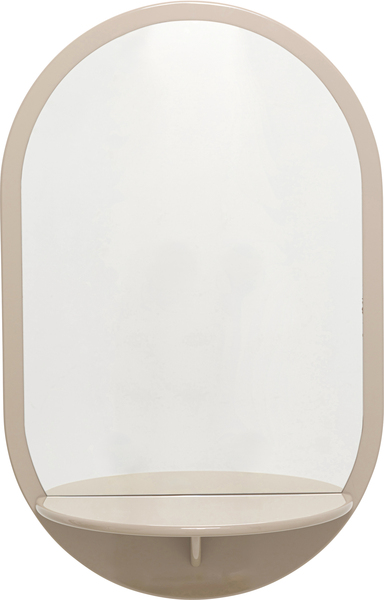 Wandspiegel grau - 70 x 110 cm - KARE Groove Taupe
