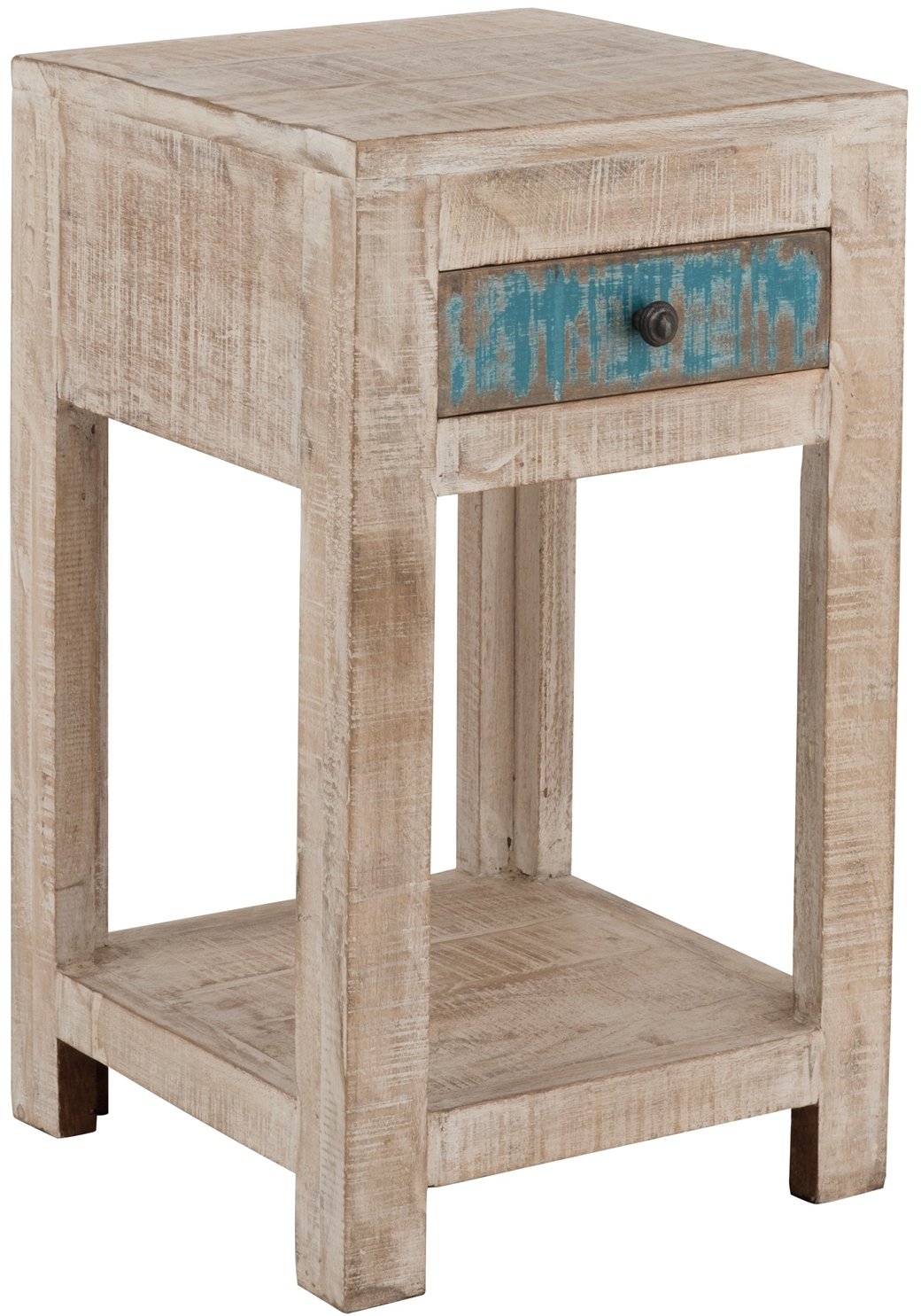 Unikat Blumensäule Antique weiß , 60 x 35 cm, UMA 1002..13