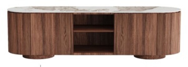 Lowboard braun - 160 x 45 cm - KARE Ruben