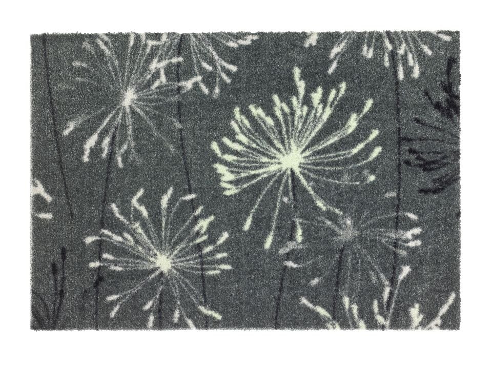Schöner Wohnen Kollektion Fußmatte Pusteblume grau/mint, 50 x 70 cm, Manhattan 1689040001040